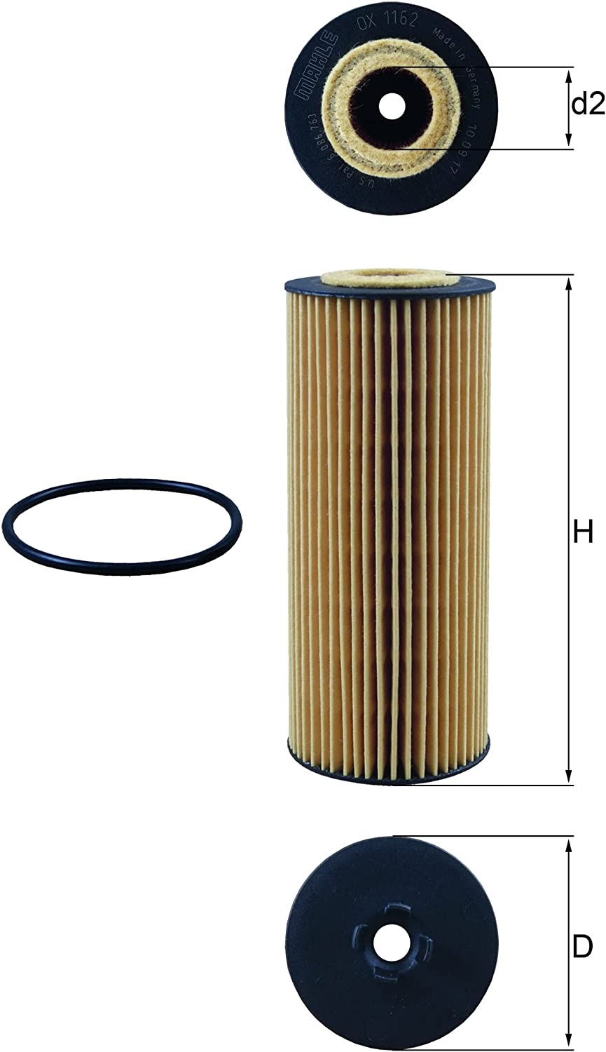 Mahle Oljefilter Ox 1162D