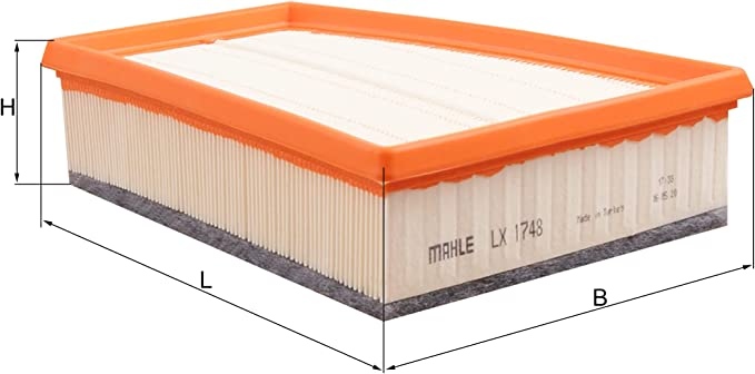 MAHLE ORIGINAL Air filter RENAULT LX 1748 70530222,165465086R,165465434R Engine air filter,Engine filter 165467751R,165467920R,8200820859,8201092697