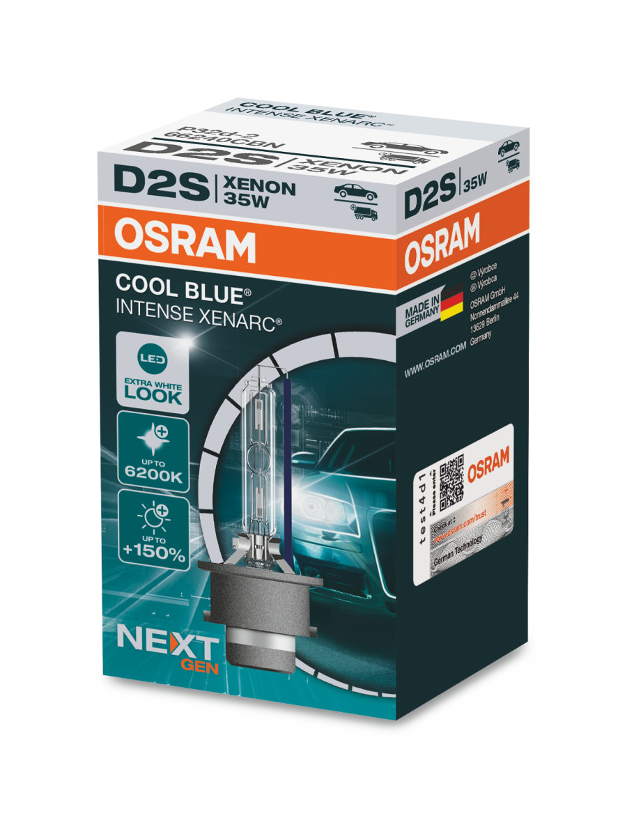 OSRAM Light Bulbs XENARC® COOL BLUE® INTENSE (Next Gen) D2S 66240CBN Bulb, spotlight VW,AUDI,MERCEDES-BENZ,Golf IV Schrägheck (1J1)