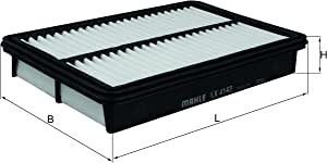 MAHLE ORIGINAL Air filter Filter Insert LX 4143 Engine air filter,Engine filter MAZDA,CX-5 (KE, GH),3 Schrägheck (BM, BN),6 Kombi (GJ, GL),CX-5 (KF)