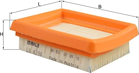 MAHLE ORIGINAL Air filter Filter Insert LX 4294 Engine air filter,Engine filter FORD,Transit Mk7 Kastenwagen (V363, FCD, FDD)