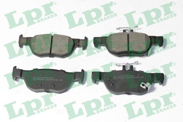 Lpr Bromsbelaggssats Skivbroms 05P2199 Mazda 05P2199 Storlek 05