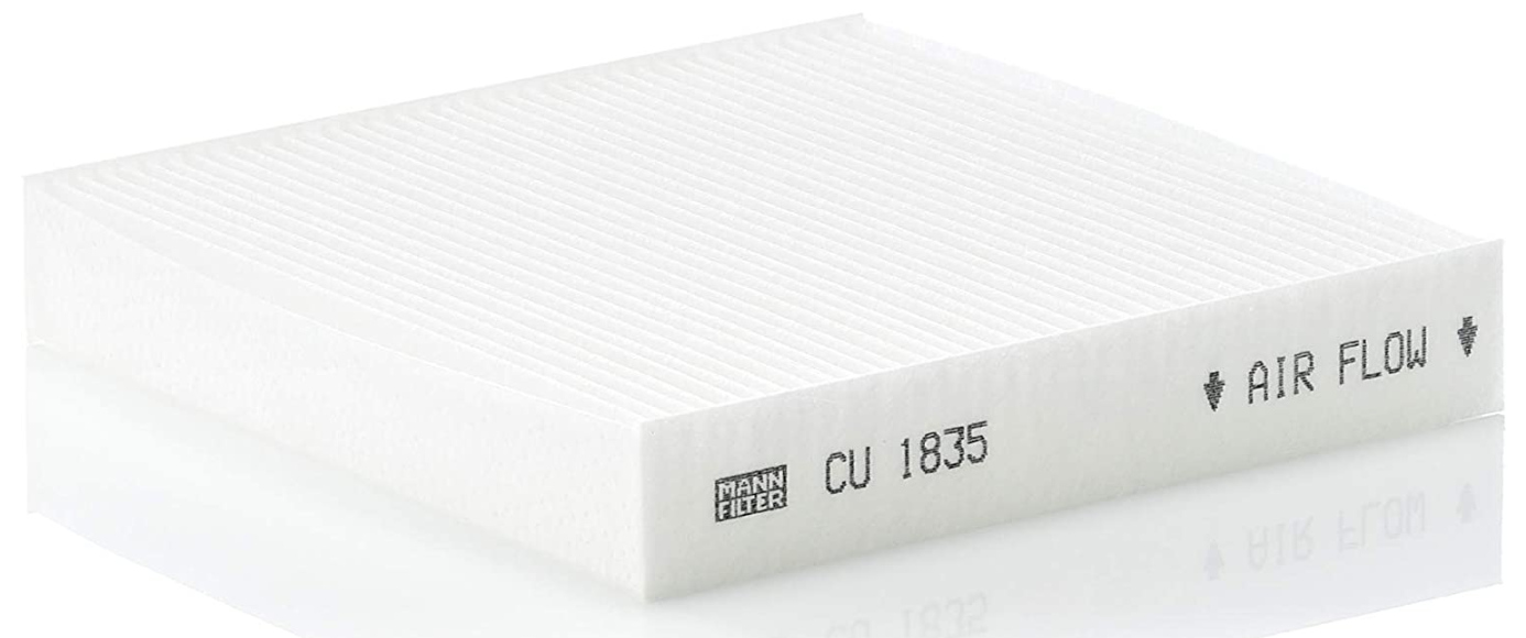 MANN-FILTER Pollen filter Particulate Filter CU 1835 Filter, interior air,Cabin filter HONDA,Jazz II Schrägheck (GD_, GE3, GE2),Jazz Limousine (GD_)