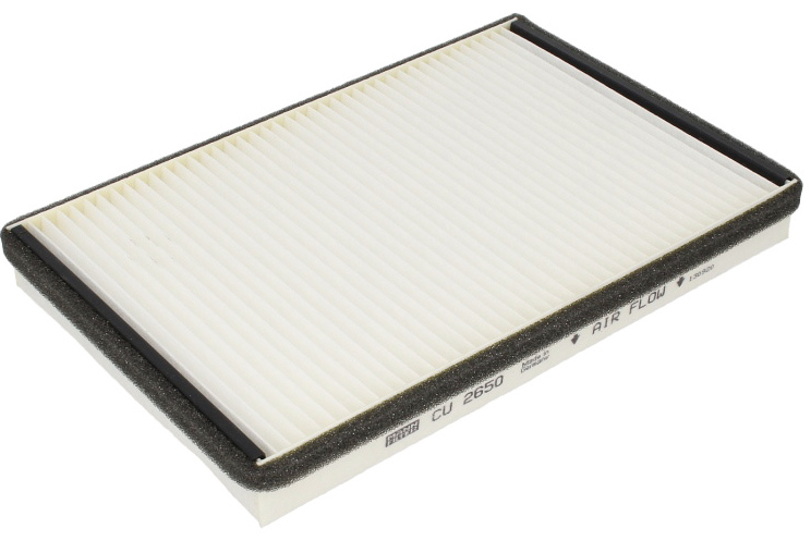 MANN-FILTER Pollen filter Particulate Filter CU 2650 Filter, interior air,Cabin filter VOLVO,V70 II (285),S60 I (384),V70 I (875, 876),850 Kombi (855)