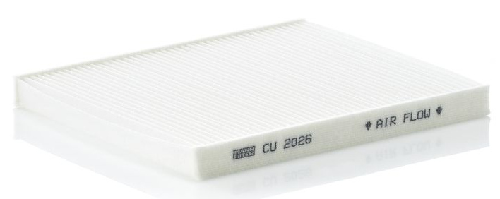 MANN-FILTER Pollen filter Particulate Filter CU 2026 Filter, interior air,Cabin filter FORD,FIAT,CHRYSLER,KA (RU8),PANDA (169),500 (312),500 C (312)