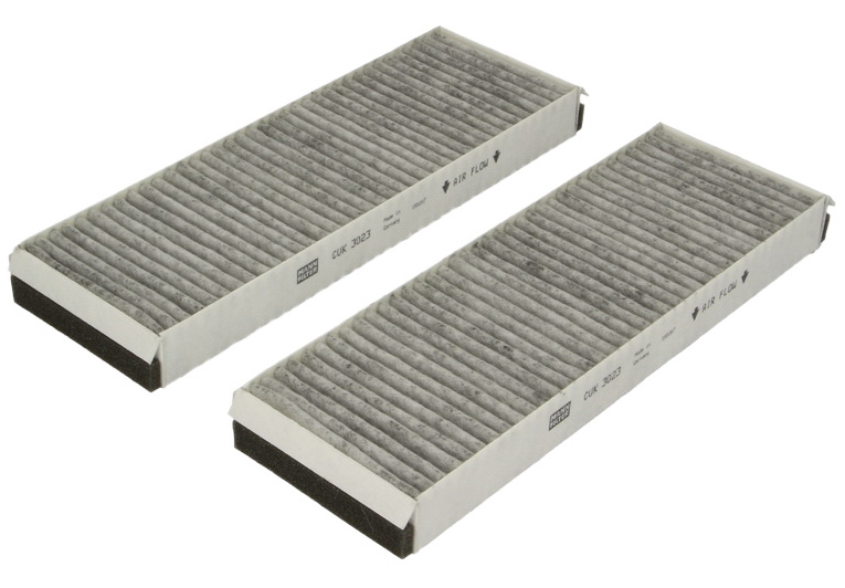 MANN-FILTER Pollen filter Activated Carbon Filter CUK 3023-2 Filter, interior air,Cabin filter VW,AUDI,LAMBORGHINI,XL1 Coupe,A6 Avant (4F5, C6)