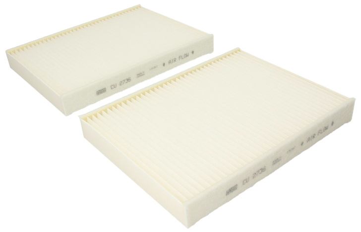 MANN-FILTER Pollen filter Particulate Filter CU 2736-2 Filter, interior air,Cabin filter BMW,ALPINA,5 Limousine (E39),5 Touring (E39),B10 (E39)
