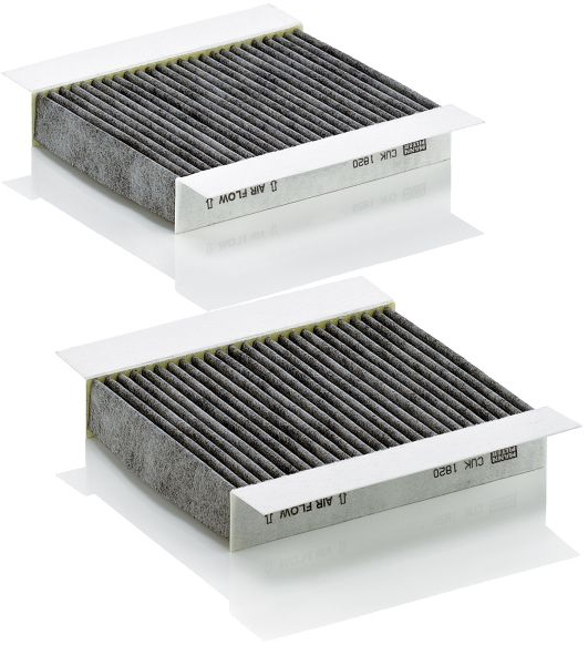 MANN-FILTER Pollen filter Activated Carbon Filter CUK 1820-2 Filter, interior air,Cabin filter ALFA ROMEO,147 (937),156 Sportwagon (932),GT (937)