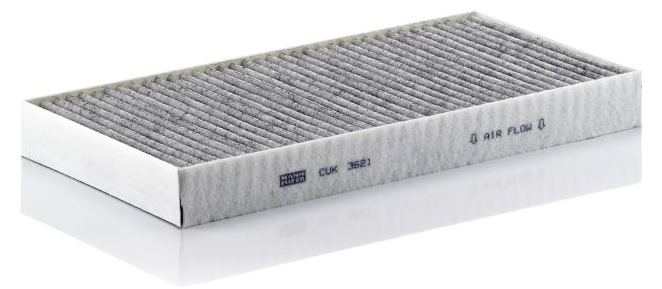 MANN-FILTER Pollen filter Activated Carbon Filter CUK 3621 Filter, interior air,Cabin filter MERCEDES-BENZ,SLK (R171),SLK (R172),SLC (R172)