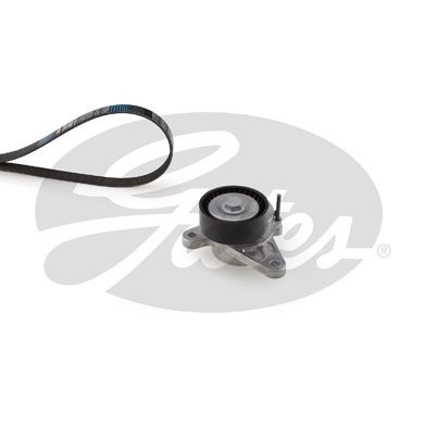 GATES V-ribbed belt set VW,AUDI,SKODA K026PK1028 6PK1028,T39292 Serpentine belt kit,Auxiliary belt kit,Poly V-belt kit,V-ribbed belt kit