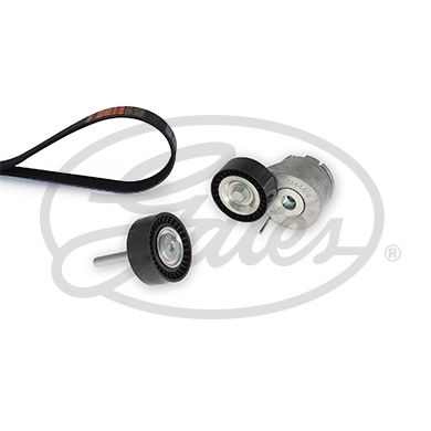 GATES V-ribbed belt set FleetRunner™ Micro-V® Stretch Fit™ K036PK1670 Serpentine belt kit,Auxiliary belt kit OPEL,FIAT,PEUGEOT