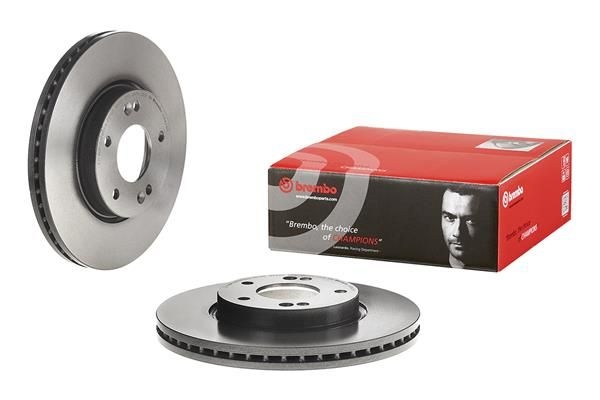 BREMBO Brake disc PRIME LINE - UV Coated internally vented 09.D624.11 Brake rotor,Brake discs HYUNDAI,KIA,i30 Schrägheck (PDE, PD, PDEN)
