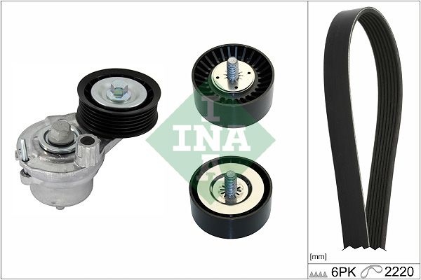 INA V-ribbed belt set OPEL,CHEVROLET,VAUXHALL 529 0402 10 25182242,25182787,25192084 96868477,96868478,25182242,25182787,25192084,4802240,4802241