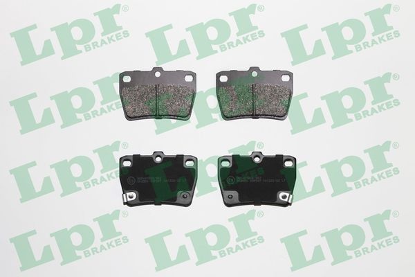 Lpr Bromsbelaggssats Skivbroms 05P997 Toyota 05P997 Storlek 05