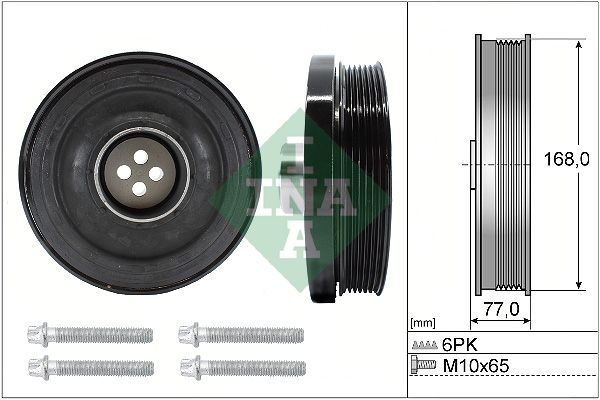 INA Belt Pulley Set, crankshaft BMW 544 0130 20 11237797995,11237799153,11237823191  7797995,7799153,7823191,11237797995,11237799153,11237823191