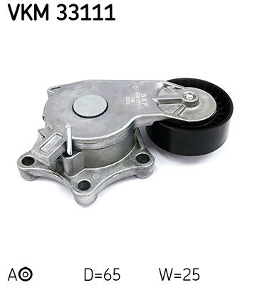 SKF Tensioner Pulley PEUGEOT,CITROËN,DS VKM 33111 1611426180,1631481580,5751J5 Tensioner Pulley, v-ribbed belt 5751K4,9673997680,9676854880,1611426180