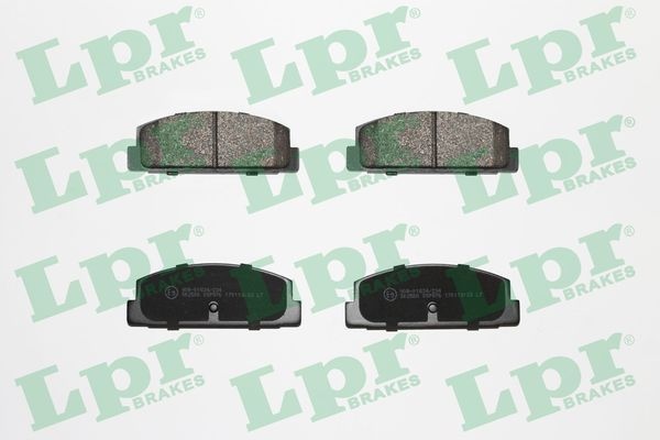 Lpr Bromsbelaggssats Skivbroms 05P876 Mazda 05P876 Storlek 05
