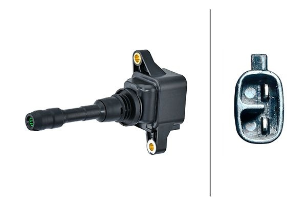 HELLA Ignition coil 5DA 358 168-791 Coil pack,Ignition coil pack RENAULT,MEGANE III Grandtour (KZ0/1),Scénic III (JZ0/1_)