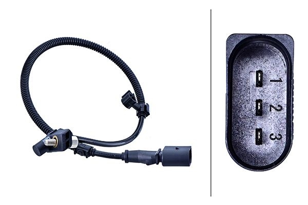 HELLA Impulse Sensor 6PU 009 168-691 Camshaft Sensor,Crankshaft Sensor VW,SKODA,SEAT,Golf IV Schrägheck (1J1),Golf IV Variant (1J5),Lupo (6X1, 6E1)