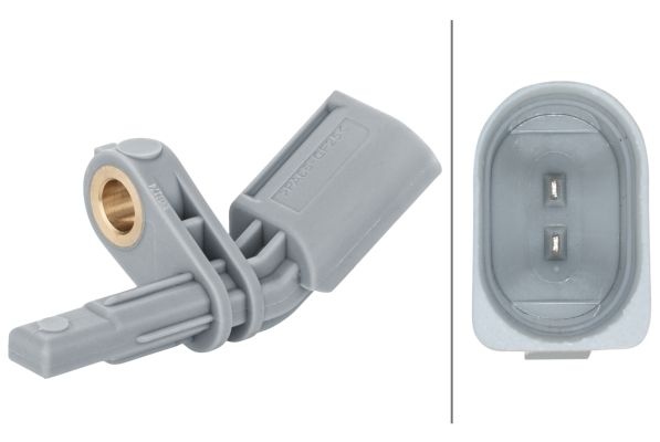 HELLA ABS Sensor VW,AUDI,SKODA 6PU 012 679-931 7L0927807B,WHT003857A,WHT003857B ESP Sensor,Sensor, wheel speed WHT003857C,WHT003857B,WHT003857C