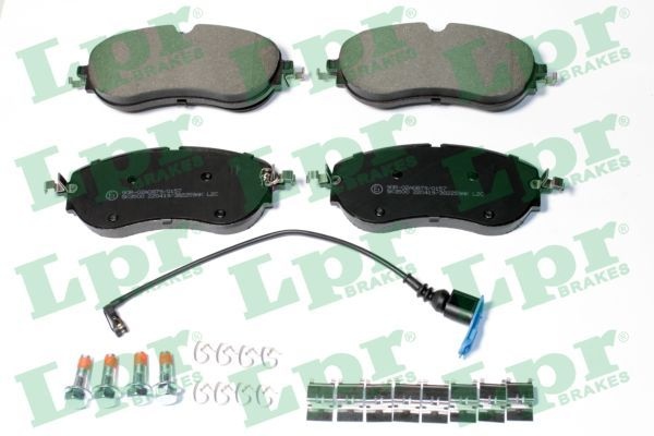 Lpr Bromsbelaggssats Skivbroms 05P2259ak Volkswagen 05P2259ak Storlek 05