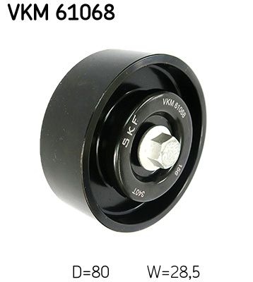 SKF Idler Pulley VKM 61068 Guide Pulley,Deflection Pulley TOYOTA,HILUX III Pick-up (TGN1_, GGN2_, GGN1_, KUN2_, KUN1_),LAND CRUISER (KDJ12_, GRJ12_)