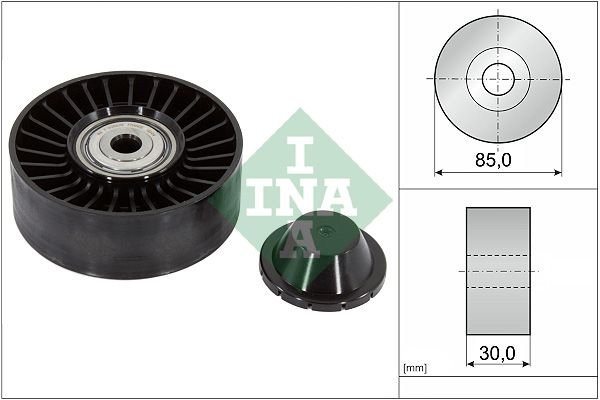 Guide roller/reversing roller, Poly V-belt 532 0920 10 Ina