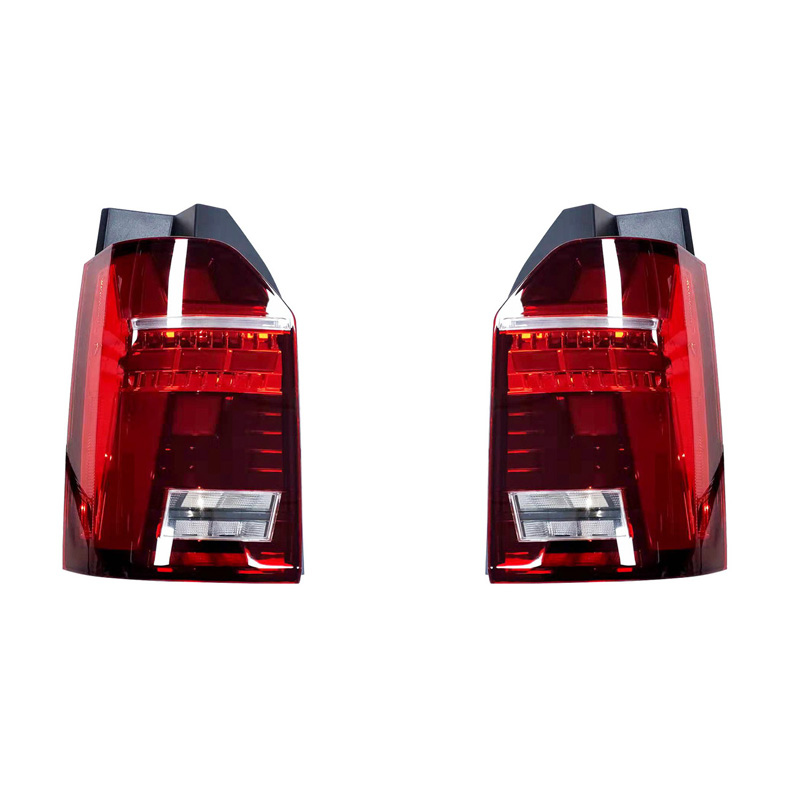 Set LED Taillights suitable for Volkswagen Transporter T6 2015-2020 (with tailgate) - Red/Smoke DL VWR28LRSD AutoStyle