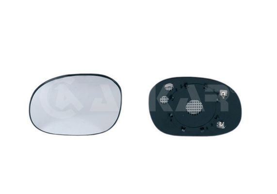 ALKAR Wing Mirror Glass Left 6431283 Side Mirror Glass,Mirror Glass PEUGEOT,CITROËN,206 Schrägheck (2A/C),206 CC (2D),206+ Schrägheck (2L_, 2M_)