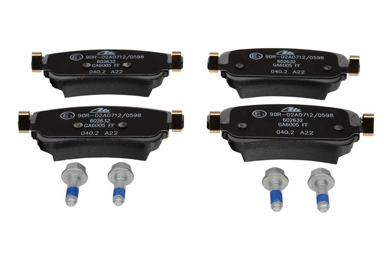 ATE Brake pad set without integrated wear warning contact 13.0460-2632.2 Brake pads,Brake pad set, disc brake OPEL,PEUGEOT,TOYOTA,Zafira Life (K0)