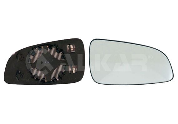 ALKAR Wing Mirror Glass Right 6432438 Side Mirror Glass,Mirror Glass OPEL,Astra H Schrägheck (A04),Astra H Caravan (A04),Astra H GTC (A04)