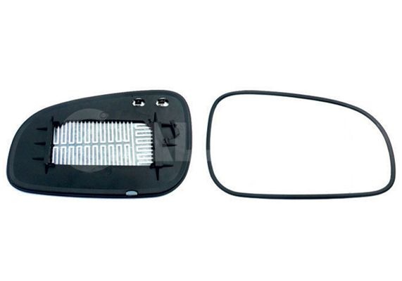 ALKAR Wing Mirror Glass Right 6432597 Side Mirror Glass,Mirror Glass VOLVO,V70 II (285),S60 I (384),S80 I (184)