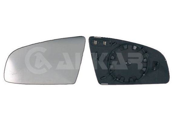 ALKAR Wing Mirror Glass Right 6426503 Side Mirror Glass,Mirror Glass AUDI,A6 Avant (4F5, C6),A3 Schrägheck (8P1),A4 Avant (8ED, B7),A3 Sportback (8PA)