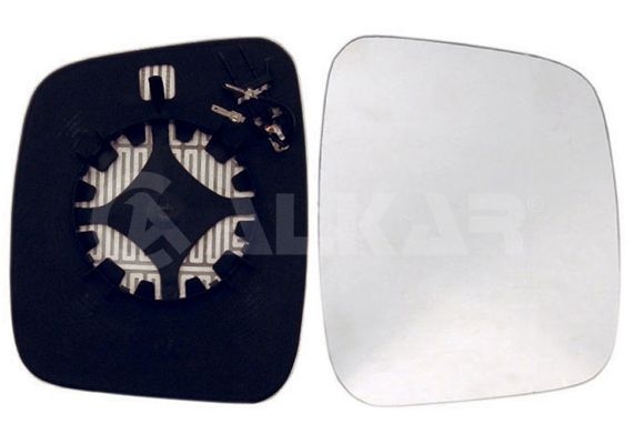 ALKAR Wing Mirror Glass Right 6432351 Side Mirror Glass,Mirror Glass FIAT,PEUGEOT,CITROËN,QUBO (225),FIORINO Kasten/Kombi (225),Fiorino MPV (225)