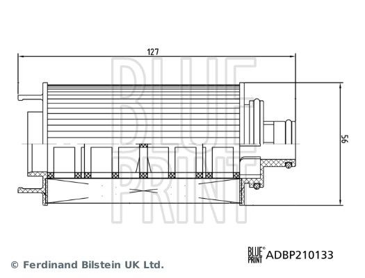 oil filter ADBP210133 Blue Print