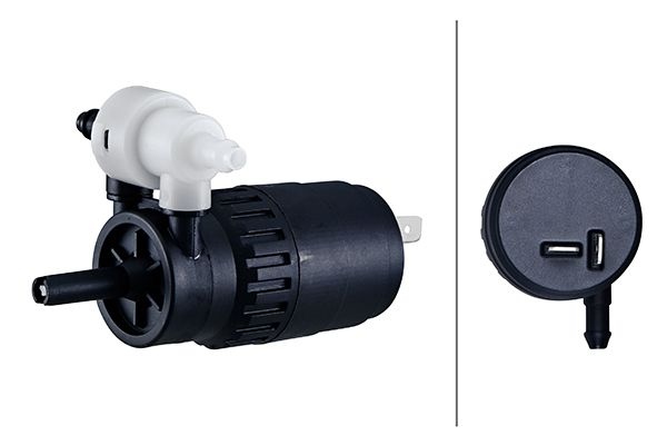 Cleaning fluid pump window cleaning