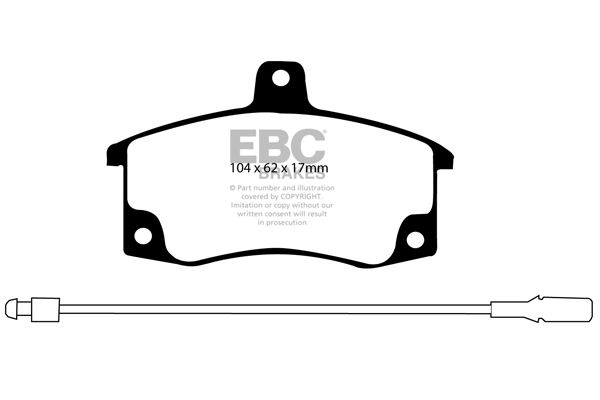 Brake pad set Yellowstuff