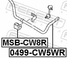 Citroen Bearing Bush Stabiliser
