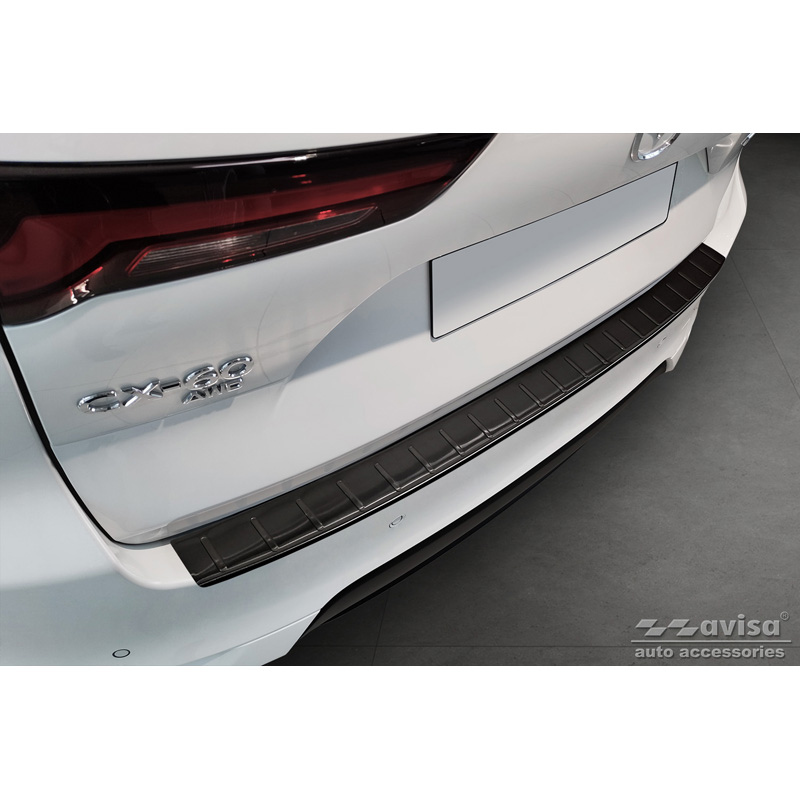 Avisa Svart Bakre Stotfångarskydd Rostfritt Stål Lamplig For Mazda Cx60 2022 39Revben39
