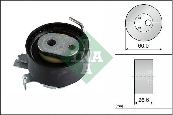 Tensioner pulley, Timing Belt 531 0961 10 Ina