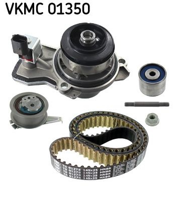 SKF Water Pump + Timing Belt Kit VW,AUDI,SKODA VKMC 01350 038109454A,04B109244B,04B121011D  04L109119A,04L109119C,04L109119D,04L109119F,04L109119J