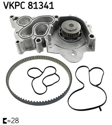 SKF Water pump VW,AUDI,SKODA VKPC 81341 04C121600K,04E121600AD,04E121600AG Engine water pump,Water pump for engine 04E121600AL,04E121600AQ,04E121600AR