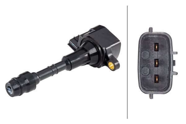 HELLA Ignition coil RENAULT,NISSAN 5DA 358 057-281 224338J115,224338J11C,224488J100 Coil pack,Ignition coil pack,Engine coil,Engine coil pack