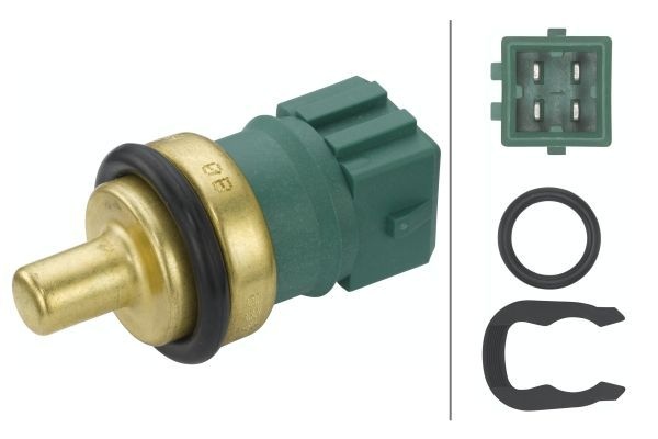 HELLA Coolant Temperature Sensor VW,AUDI,SKODA 6PT 009 107-541 059919501,078919501B,059919501 Coolant Sensor 078919501B,59919501,059919501,078919501B