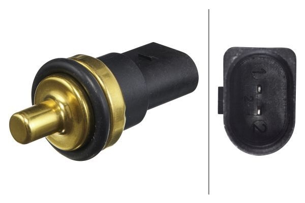 HELLA Coolant Temperature Sensor VW,AUDI,MERCEDES-BENZ 6PT 009 309-331 06A919501,06A919501A,06A919501B Coolant Sensor 5C919501,N90316802,06A919501