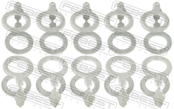 FEBEST Gaskets RINGFL-007-PCS10 Seal, injector TOYOTA,LEXUS,AVENSIS Kombi (T25),AURIS (NRE15_, ZZE15_, ADE15_, ZRE15_, NDE15_)