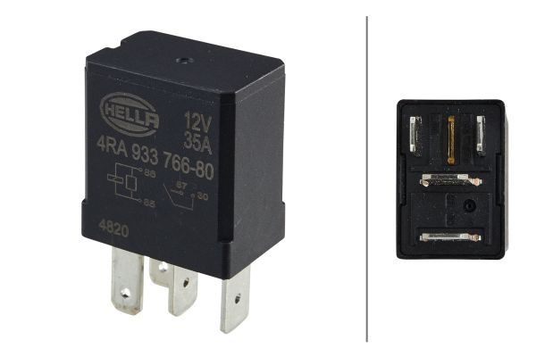 HELLA Relay, main current MERCEDES-BENZ,FORD,TOYOTA 4RA 933 766-801 94580684,5M5Z14N089AA,5M5Z14N089BA GU2Z14N089A,5M5T14B192BA,13266316,30019347
