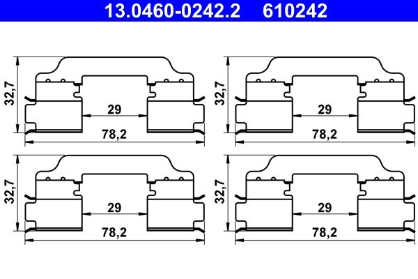 Accessory kit, disc brake pad