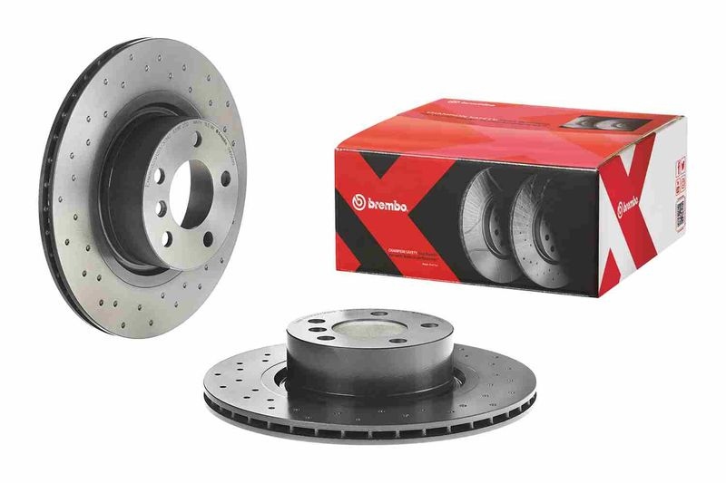 BREMBO Brake disc XTRA LINE - Xtra perforated/vented 09.B569.1X Brake rotor,Brake discs BMW,TOYOTA,X3 (F25),X4 (F26),PRIUS Liftback (NHW20_)