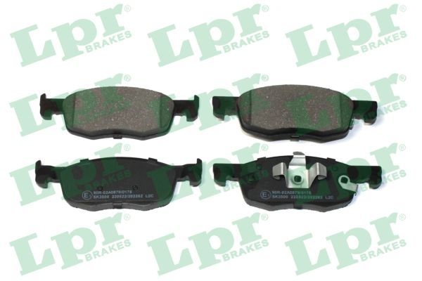 Lpr Bromsbelaggssats Skivbroms 05P2262 Toyota 05P2262 Storlek 05
